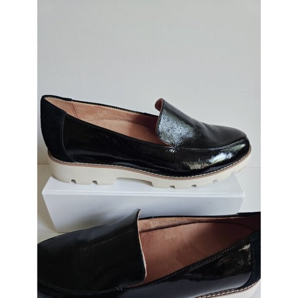 Vionic Kensley Black Patent Leather Slip On Loafer Shoes Platform Womens Size 9 - Picture 4 of 11